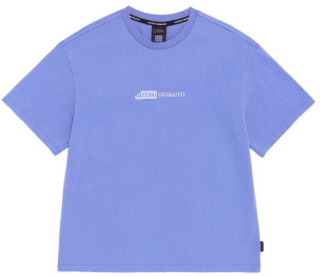 [내셔널지오그래픽] 키즈 K262UTS840 어드벤처 피그먼트 반팔 티셔츠-2 VIOLET, 120