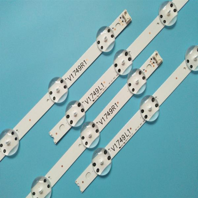 49LJ610V-TA LED 바 스트립 라인 룰러 V1749L1 2862A 용 TV 조명 부품 교체, 02 1 lot2R2L, 01 China Mainland