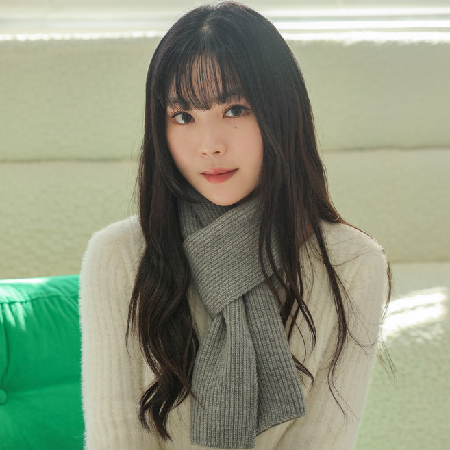 베우스 공용 포근한 니트 목도리 머플러