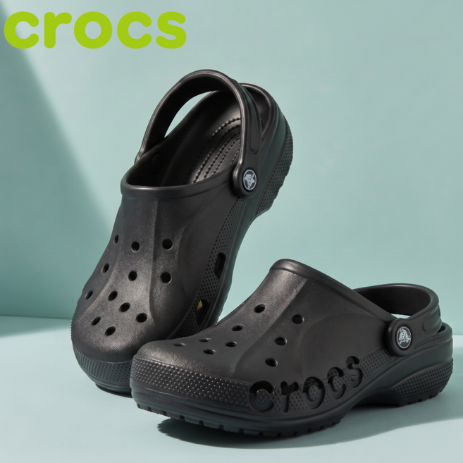 크록스 바야 클로그 Crocs 남녀공용 슬리퍼 벨루어 악세서리 세트
