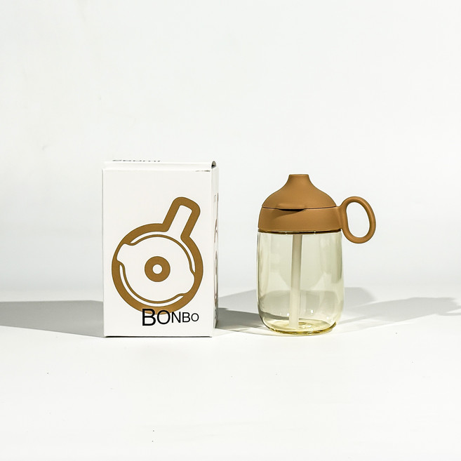 킨토 본보 텀블러 유아용 빨대물컵 260ml 옐로우 정품박스 포함, 1개