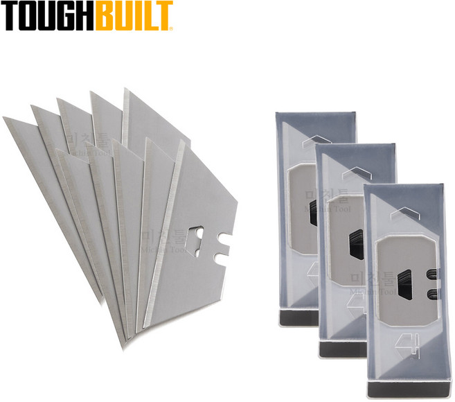 터프빌트 2 in 1 유틸리티 나이프용 칼날, 교체용 칼날 1통 (10pcs), 1개