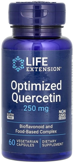 라이프익스텐션 옵티마이즈드 퀘르세틴 250mg 베지 캡슐 60정, 1개 - 쿠팡