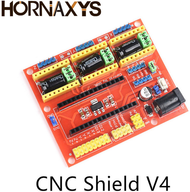 CNC 쉴드 V4 쉴드 v3 조각 기계 3D 프린터 A4988 드라이버 확장 보드 아두이노 DIY 키트용, 1개
