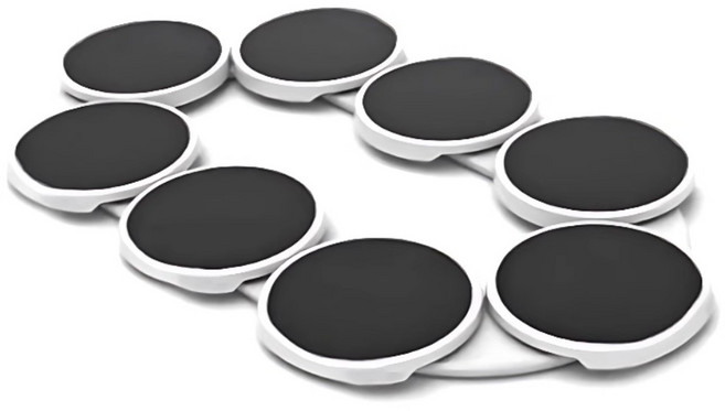 회전 접시 트레이 가정용 디스플레이 뷔페 디저트 홈파티, （8개）100x60cm, 1개