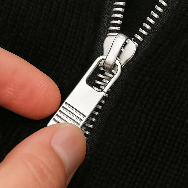 지퍼 고리 빠졌을 때 풀러 수리 가방 점퍼 옷 텐트 캐리어 쟈크텍 만능수선 자크손잡이 교체, 5개, 실버