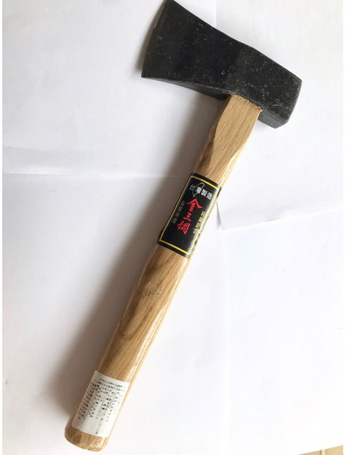 武鷹 木柄斧頭, 1個, 1斤 金三鋼大工斧 台製