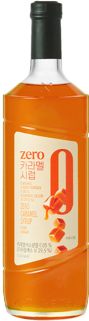 네이쳐티 zero 카라멜 시럽, 1개, 1L