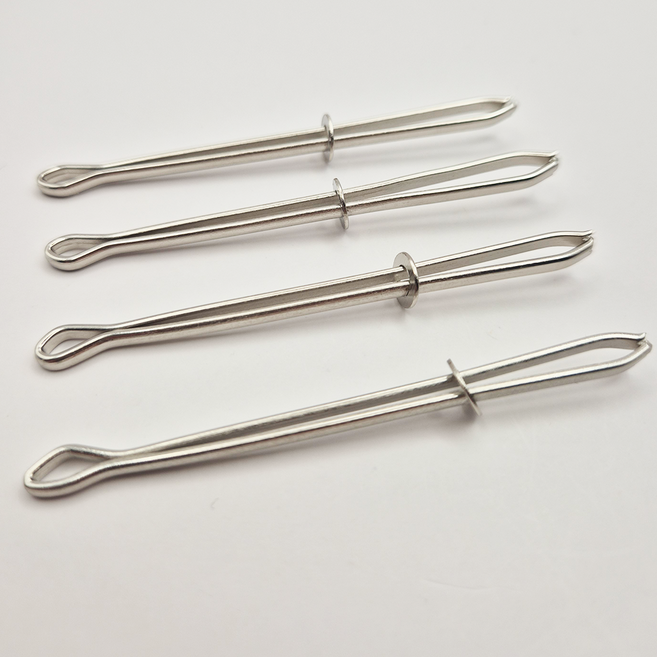 고무줄 끼우개 클립 바지끈 허리밴드 삽입용 도구 1세트, 4개