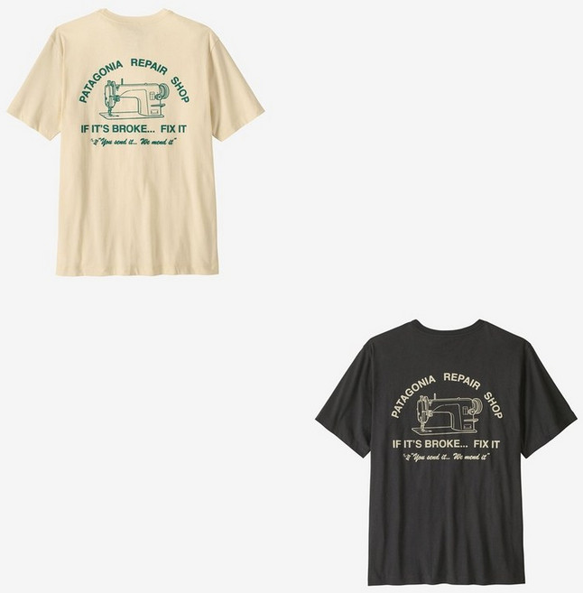 [백화점출고] 파타고니아 [코리아](37844R5GN)26S/S 멘즈 리페어 샵 티셔츠 Men’s Repair Shop T-Shirt 커플 오가닉 리사이클 반팔티 반팔