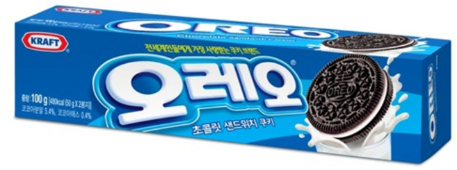 동서 오레오 화이트, 100g, 72개