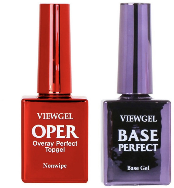 뷰젤 오빠탑젤 퍼펙트베이스젤 2종 기초젤네일, 1개, 20ml