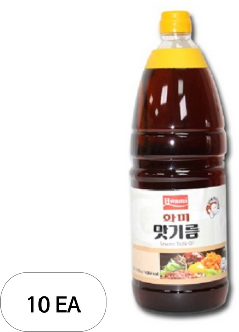 [화미] Hwami 기름 모음 화미맛기름 1.8L, 10개