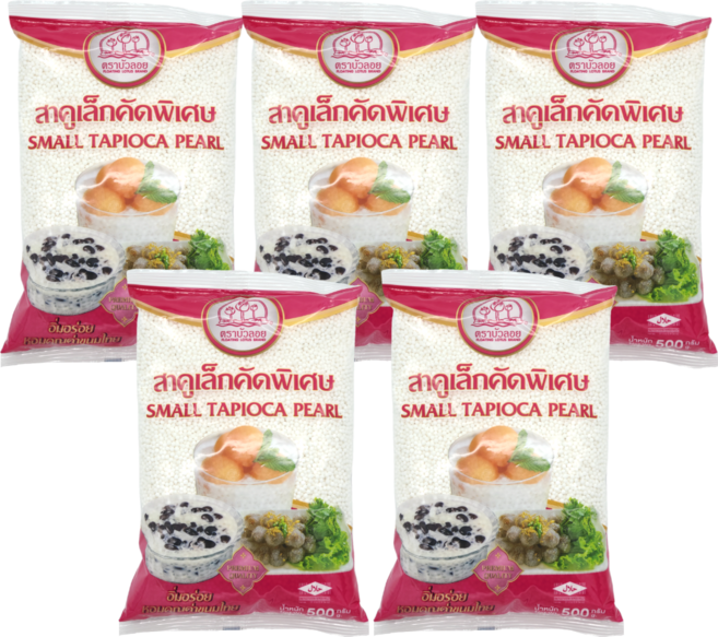 망고사고 사고펄 타피오카펄 화이트 미니펄, 5개, 500g