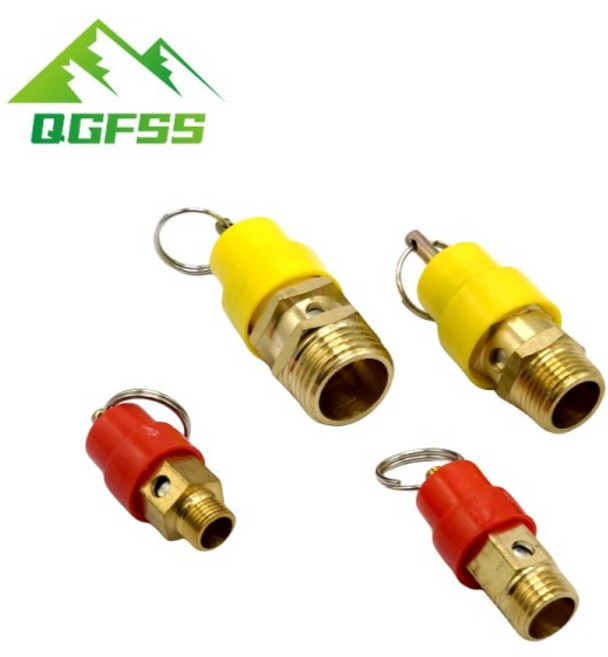 1PCS 1/4 "3/8" 1/2 "BSP 1/3/4/5/6/7/8/10/12KG 공기 압축기 안전 릴리프 밸브 압력 배관 용 릴리스 조절, 07 8KG, 04 1/4"