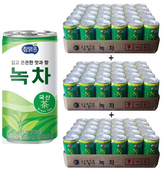 참맑은 녹차 175mL 90캔, 90개