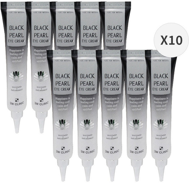 5위 - 3W클리닉 흑진주 아이크림 40ml x 10개