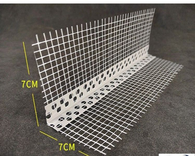 드라이비트 코너 메쉬망 모서리 보호 외벽 보수 몰탈 건축 보호선 미장, 2m, 1개, 모서리 보호망 7x7 200m