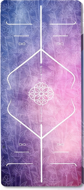 논슬립 요가타올 요가매트 타월, 1개, 블루 파우더