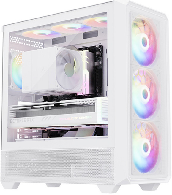 앱코 G31 오메가포스 미들타워 케이스 화이트