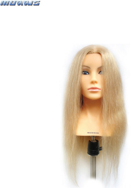 MRS 미용 통가발 W22D 인모 대회용가발 작품용 마네킨 미용가발 연습모 시험모 피가발 민두 스탠드 홀더 컷트 아이롱 파마약 가위 추천, 1개