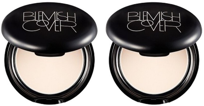 1+1 블레미쉬 커버 블러팩트 9g 모공순-삭 들뜸없는 뽀송매끈 파우더 매끈보송 모공완벽커버, 브라이트1개 라이트 1개 (B0011058), 2개, 브라이트, 라이트