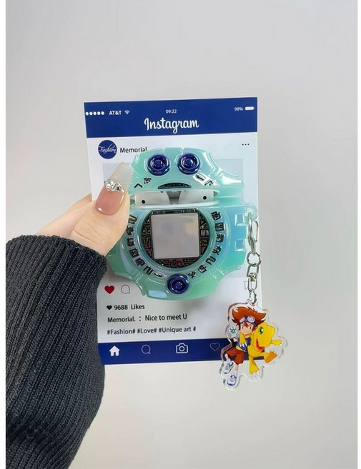 디지몬 에어팟 4세대 야광케이스, 1개, a, airpods4