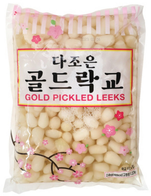 바이오마켓_이엔푸드 다조은 골드락교(SS1) 2.4kg, 25개