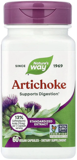 헁복하고 건강하세요 Nature's Way 아티초크 표준화 추출물 베지 캡슐 60정 늘 챙기셔야합니다, NaturesWay아티초크표준화추출물베지캡슐60정, 1개 - 쿠팡