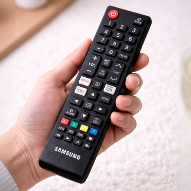 삼성 KU85UA7000FXKR 리모컨 검정 정품 TV 리모컨 만능