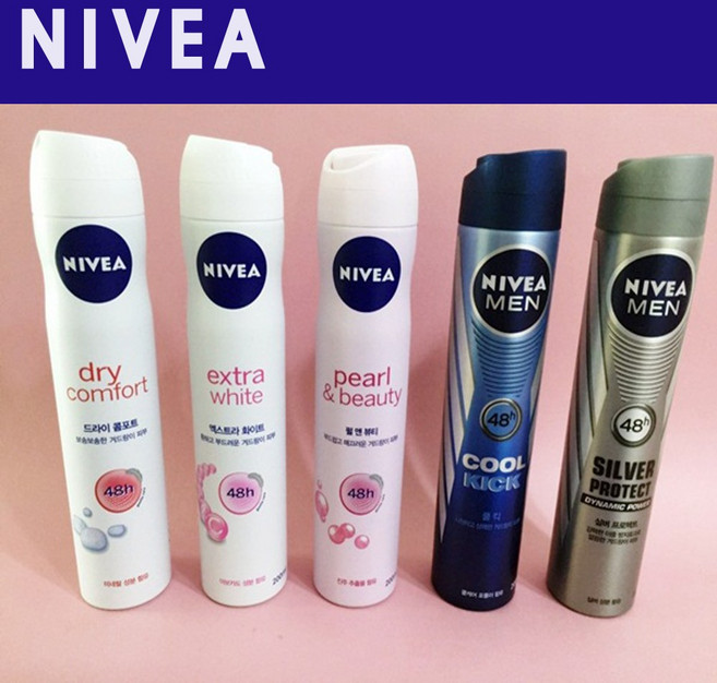 니베아 데오드란트 스프레이 펄앤뷰티, 3개, 200L