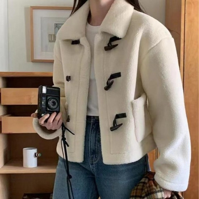 큐티 겨울 양털 더블 SSH-156 숏자켓 아우터