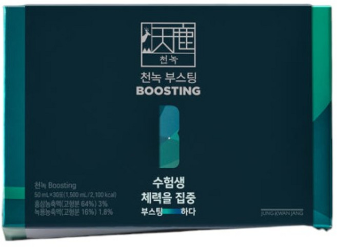 정관장 천녹 부스팅 50ml*30포 선물용쇼핑백포함, 30개, 50ml