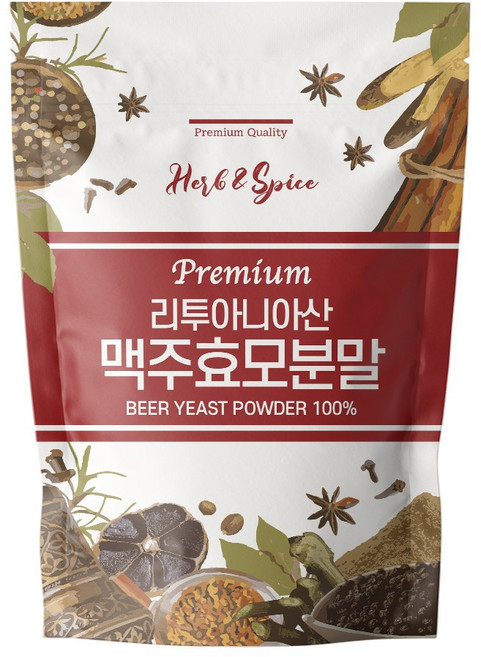 해나식품 리투아니아 맥주효모분말 & 가루, 1kg, 1개