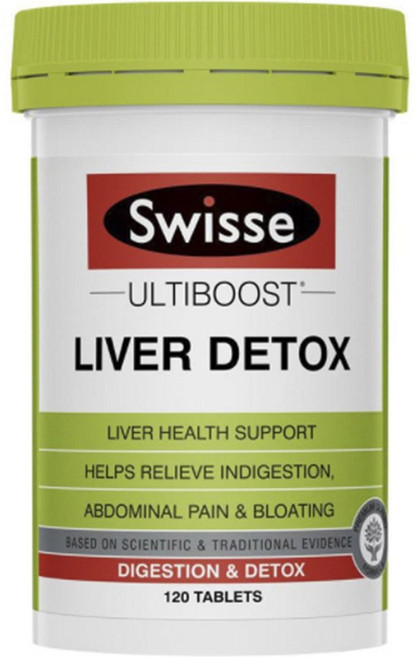 스위스 울티 부스트 리버 디톡스 태블릿, 120정, 1개