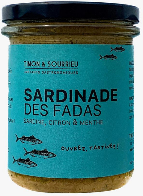 프랑스 티몬앤수리외 Timon et Sourrieu 정어리 레몬 민트 스프레드, 2개, 170g