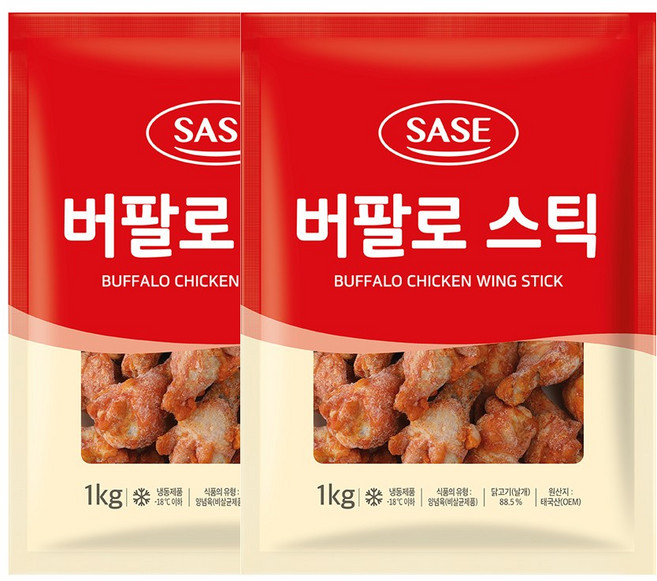사세 버팔로스틱, 2개, 1kg