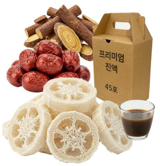 수세미 진액 엑기스 국산 원료 100% 선물세트, 45개, 110ml