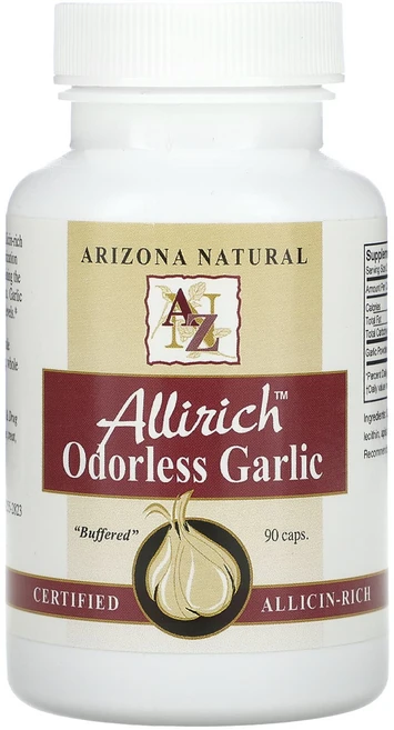 Arizona Natural Allirich 무향 마늘 캡슐 90정, ArizonaNaturalAllirich무향, 1개 - 쿠팡