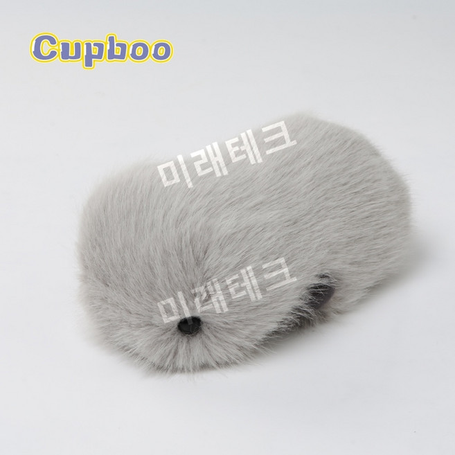 Cupboo 지능형 애완 동물 로봇 AI 플러시 로봇 애완 동물 새끼 로봇, 회색, 1개