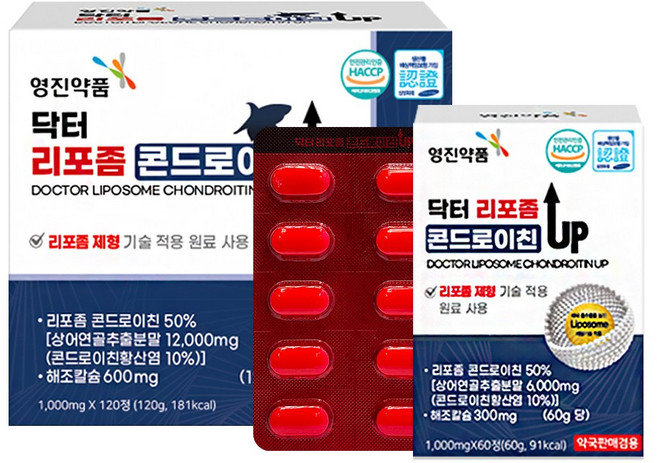 영진약품 닥터 리포좀 콘드로이친 UP, 120정, 1박스