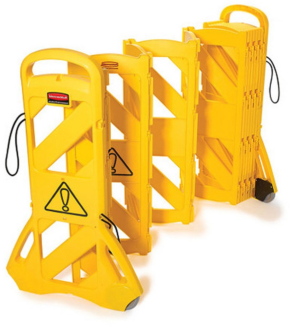 러버메이드 이동식 차단막 접이식 바리케이드 출입통제 이동식펜스 휀스 가림막, 1개