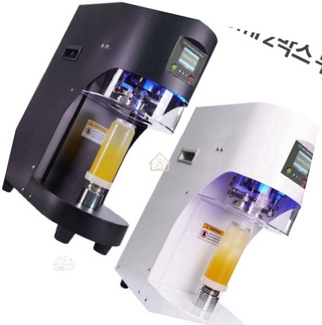 배달용 캔 실링기 캔실링기계 업소용실링기 반자동실링기, 하양