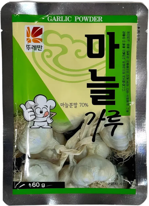 뚜레반 마늘가루, 3개, 60g