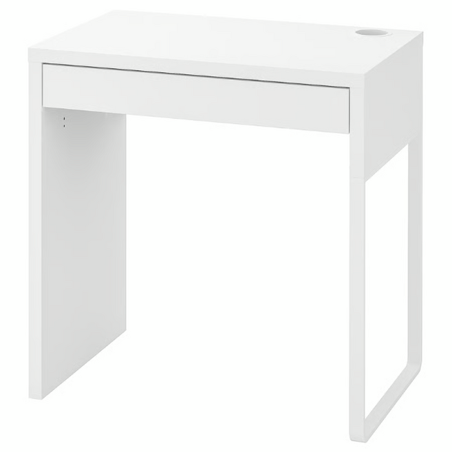 [withIKEA]이케아 책상 MICKE 미케 화이트 73x50 cm, 화이트_803.542.81, 없음