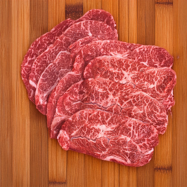 육화랑 고마블 와규 부채살 MB8-9, 1개, 1kg