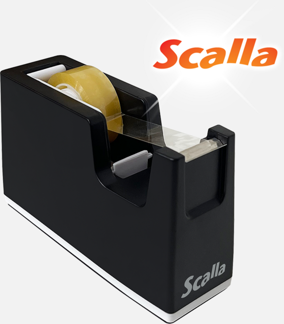 Scalla 댄디 테이프 디스펜서 (흑), 1개, 블랙