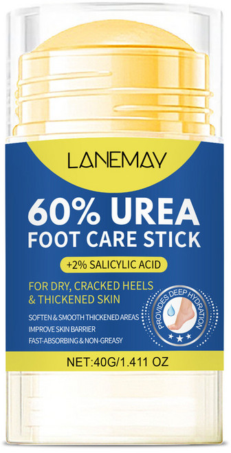 LANEMAY 尿素足部護理霜，保濕去角質，防乾燥開裂，40g, 1個