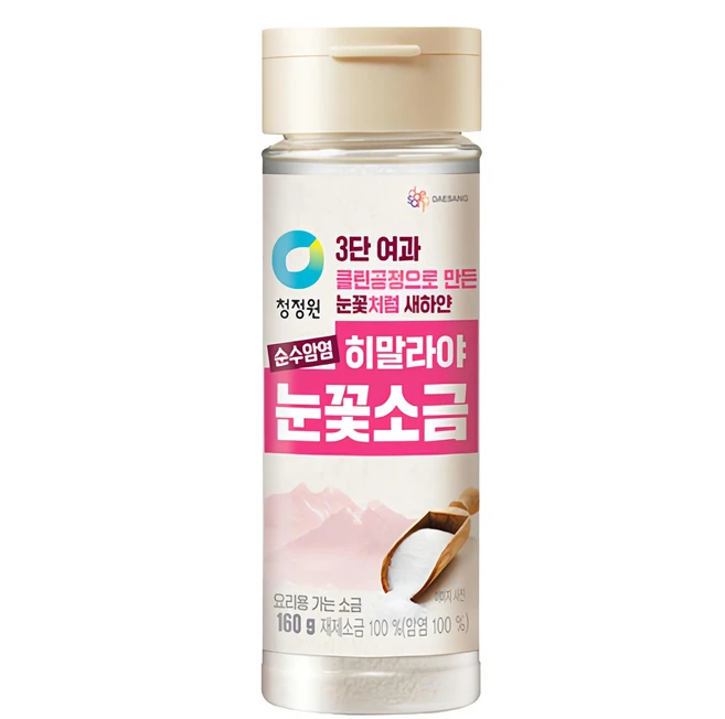 청정원 히말라야 눈꽃소금, 1개, 160g - 쿠팡