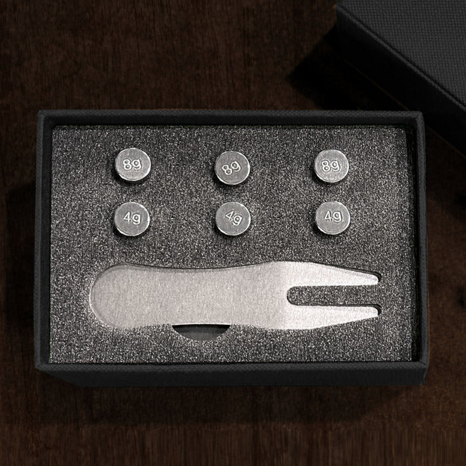 오피티골프 밸런스 핀 스윙연습도구 OPT GOLF, 1개, 글로우실버